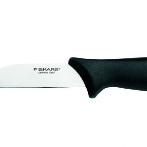 Fiskars Essential Kuorimaveitsi Ruostumaton Teräs Musta 7 Cm