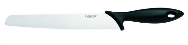 Fiskars Essential Leipäveitsi Ruostumaton Teräs Musta 23 Cm