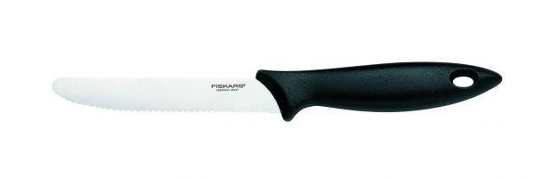 Fiskars Essential Tomaattiveitsi Ruostumaton Teräs Musta 12 Cm