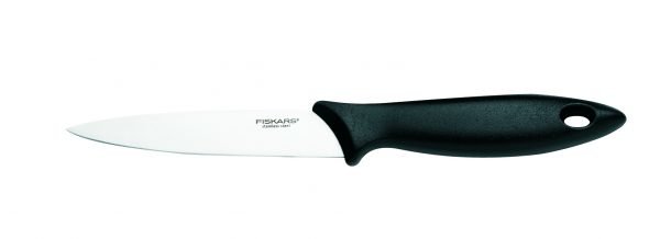 Fiskars Essential Vihannesveitsi Ruostumaton Teräs Musta 11 Cm