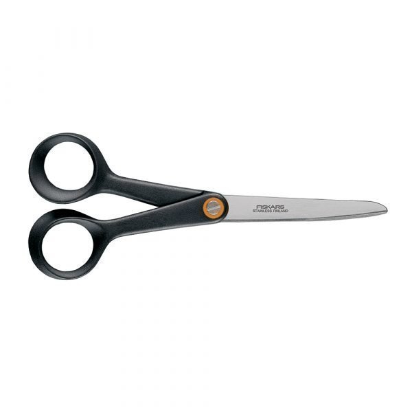 Fiskars Functional Form Paperisakset Musta 17 Cm