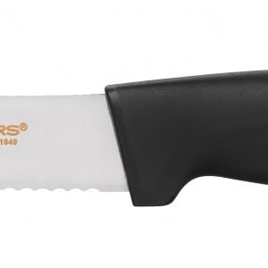 Fiskars Functional Form Tomaattiveitsi Ruostumaton Teräs Musta 12 Cm