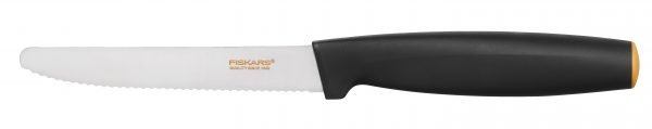 Fiskars Functional Form Tomaattiveitsi Ruostumaton Teräs Musta 12 Cm