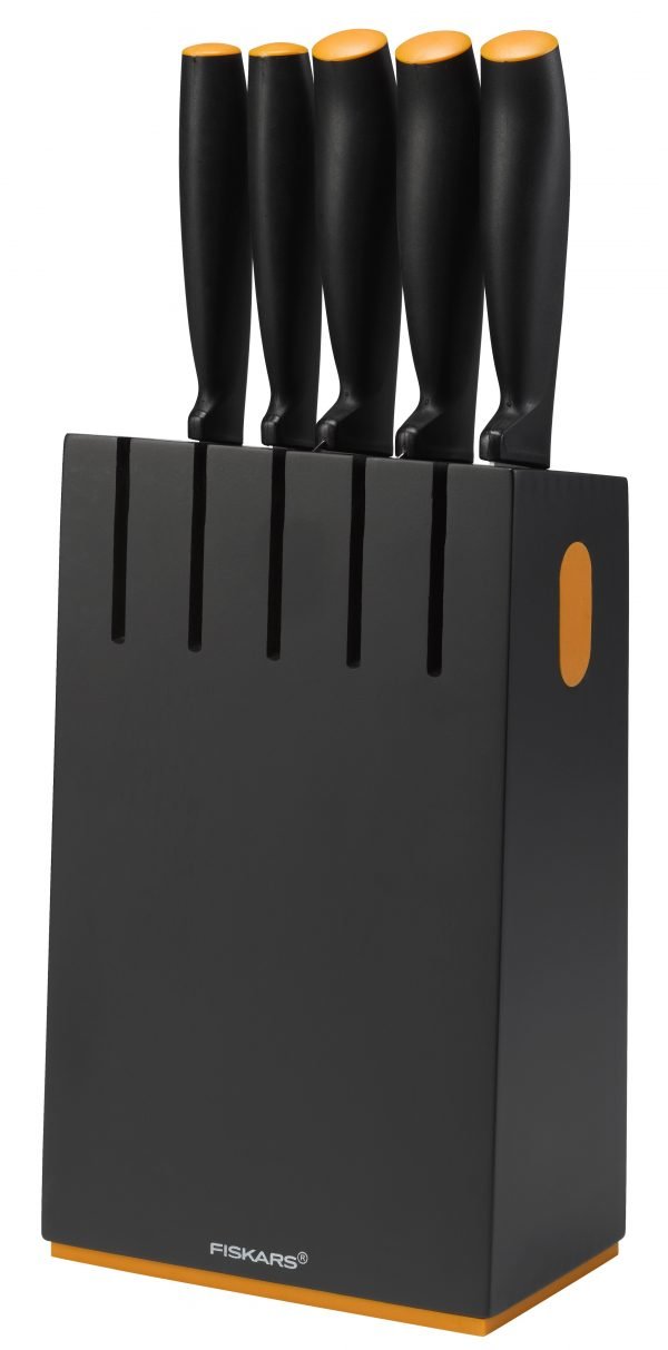 Fiskars Functional Form Veitsiteline & 5 Veistä Musta