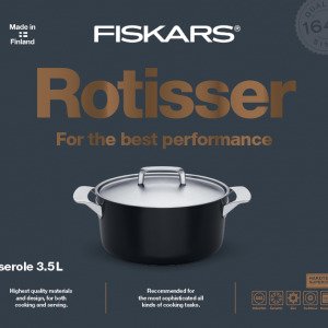 Fiskars Rotisser Kannelinen Kattila 3.5 L