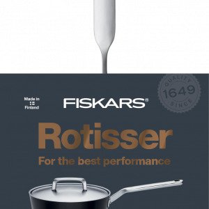 Fiskars Rotisser Paistokasari Korkeat Reunat 24 Cm