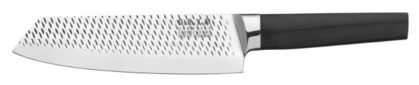 G.R.Y.M Hammered Carbochrome Santoku Veitsi Ruostumaton Teräs 17 Cm