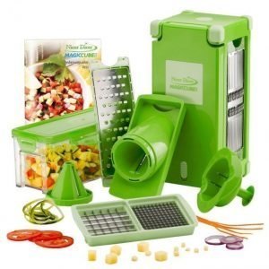 Genius Nicer Dicer Magic Cube Vihannesleikkuri Vihreä