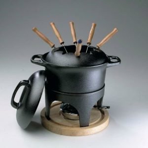 Gense Le Gourmet Fondue-setti alustalla