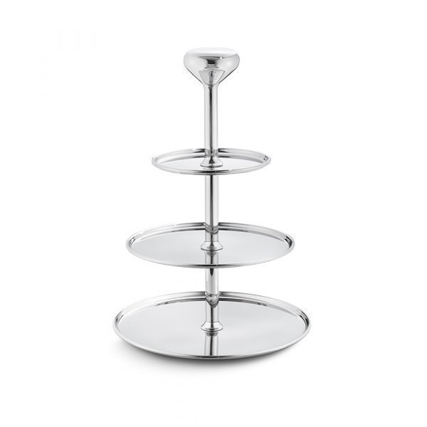 Georg Jensen Alfredo Kakkuvati 3 Kerrosta Ruostumaton Teräs