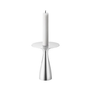 Georg Jensen Alfredo Kynttilänjalka Ruostumaton Teräs 15 Cm