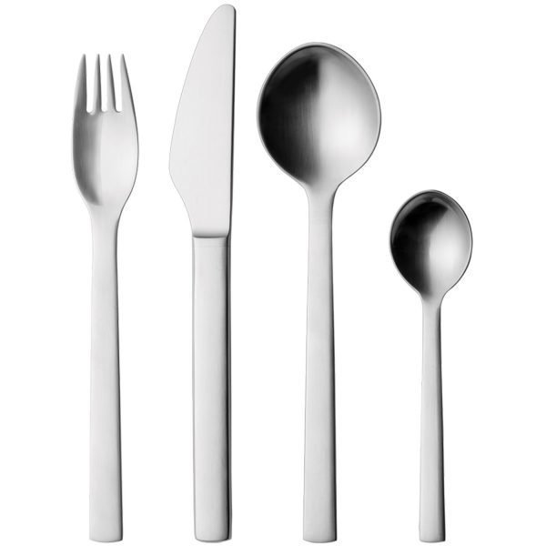 Georg Jensen Aterinsetti New York Ruostumaton Teräs 24-Osainen