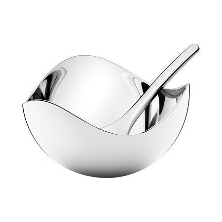 Georg Jensen Bloom Suola-astia ja lusikka