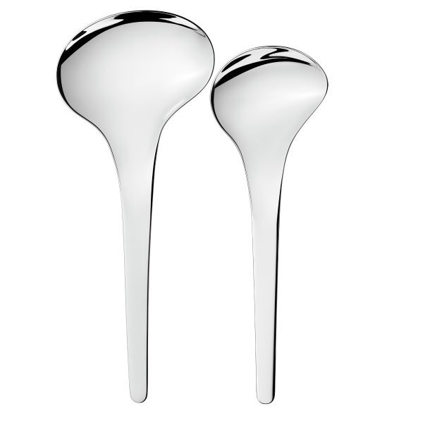 Georg Jensen Bloom Tarjoiluvälineet 24 Cm 2 Kpl