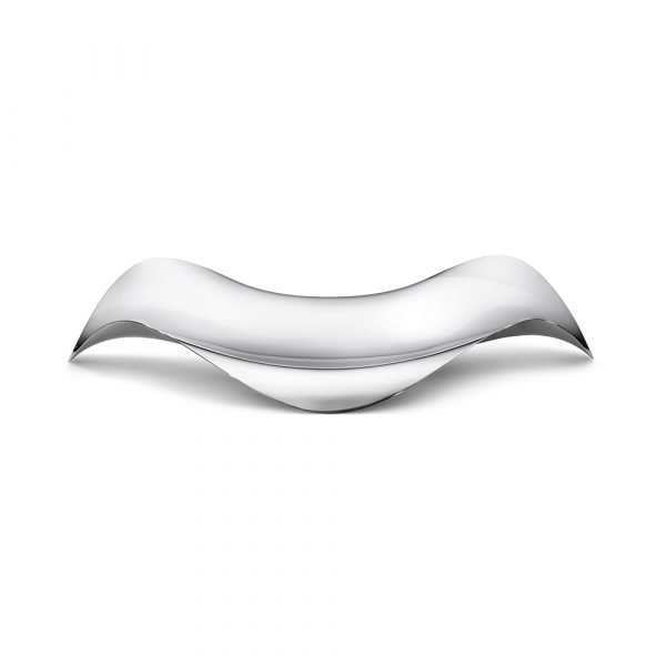 Georg Jensen Cobra Soikea Tarjotin Ruostumaton Teräs 50x25 Cm