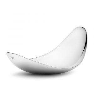 Georg Jensen Leaf Kiillotettu Tarjoiluvati Keskikoko