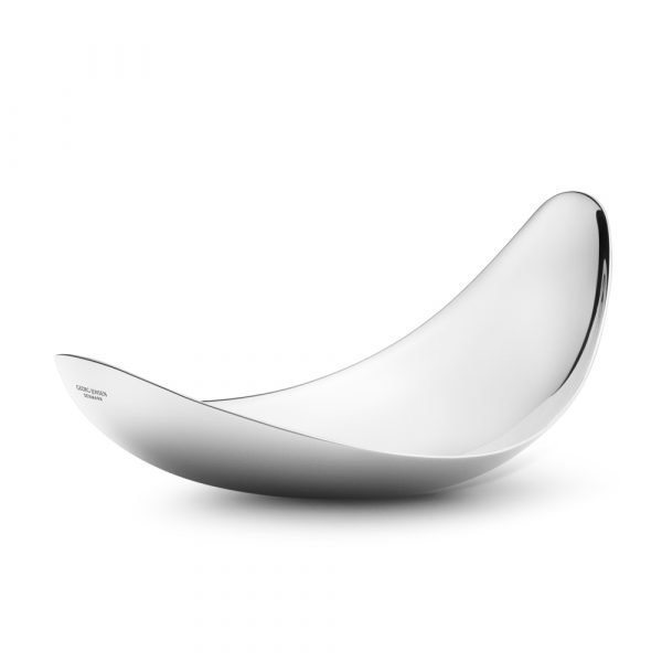 Georg Jensen Leaf Kiillotettu Tarjoiluvati Pieni