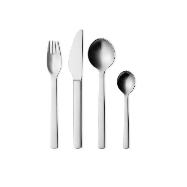 Georg Jensen New York Aterinsetti Ruostumaton Teräs 16-Osainen