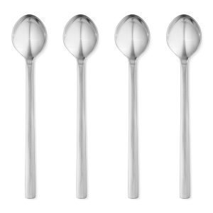 Georg Jensen New York Lattelusikka Ruostumatonta 4-Pakkaus