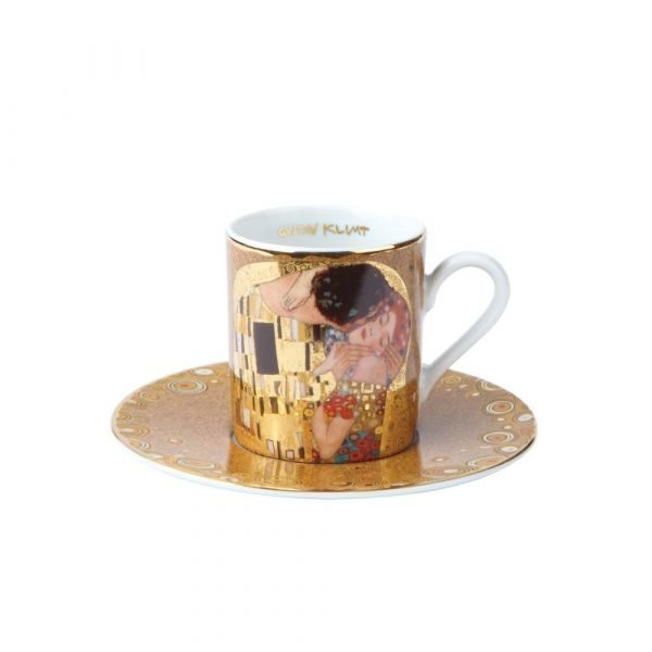 Goebel Espressokuppi Lautasella Klimt 7 Cm