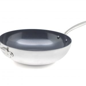 Greenpan Barcelona Evershine Wokkipannu Ruostumaton Teräs 30 Cm