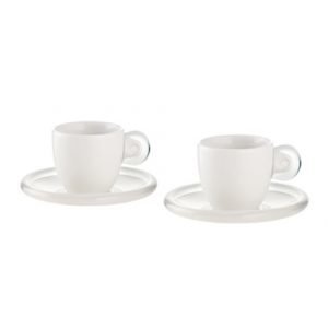 Guzzini Setti 2 Espressokuppia Kirkas