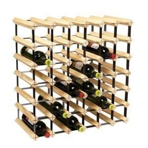 Hahn Kitchenware Metro Natural Wooden Wine Rack Kit - 42 Bottle