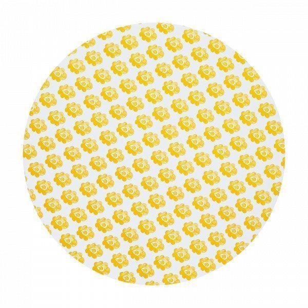 Hemtex Colette Round Placemat Pöytätabletti Keltainen 38 Cm