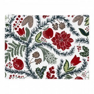 Hemtex Evalotta Placemat Pöytätabletti Moniväripunainen 35x45 Cm