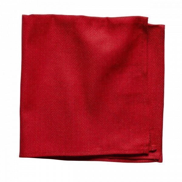 Hemtex Johan Napkin Lautasliina Punainen 47x47 Cm