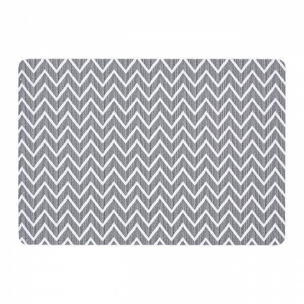 Hemtex Lagos Plastic Placemat Pöytätabletti Harmaa 30x43 Cm