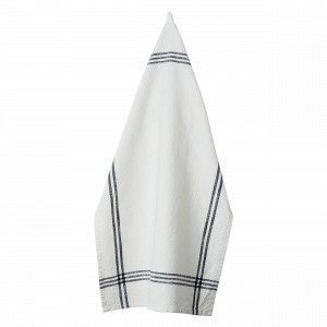 Hemtex Sofie Stripe Kitchentowel Keittiöpyyhe Kermanvalkoinen 50x70 Cm