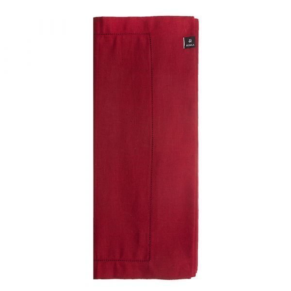 Himla Ebba Kaitaliina Deep Red 50x160 Cm