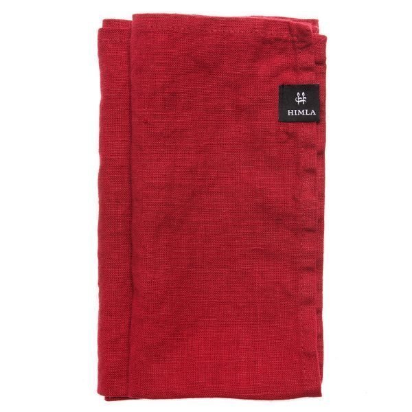 Himla Sunshine Servetti True Red 45x45 Cm 4-Pakkaus