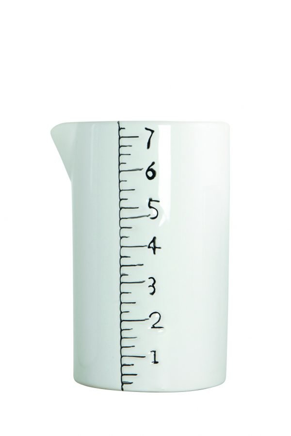 House Doctor Measure Kannu Keraaminen Valkoinen 13.5 Cm