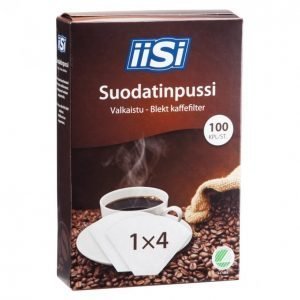 Iisi Suodatinpussi Valkaistu 4/100