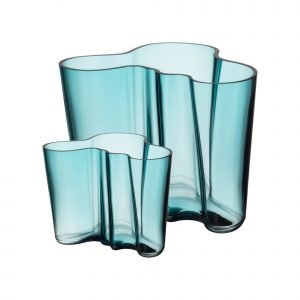 Iittala Aalto Maljakko Lahjasetti 16 + Merensininen 9.5 Cm