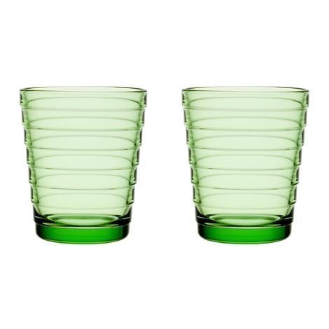 Iittala Aino Aalto Juomalasi 2 kpl 22 cl Omenanvihreä