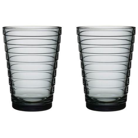 Iittala Aino Aalto Juomalasi 2 kpl 33 cl Harmaa