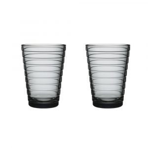 Iittala Aino Aalto Juomalasi Harmaa 33 Cl 2-Pakkaus