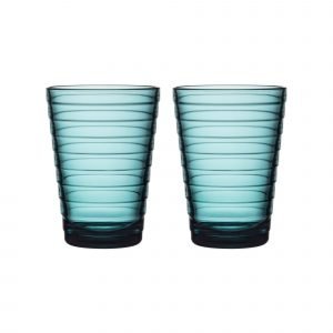 Iittala Aino Aalto Juomalasi Merensininen 33 Cl 2 Kpl