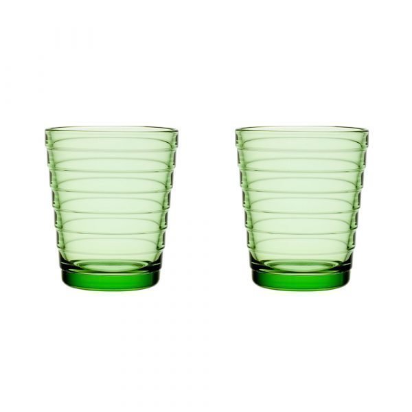 Iittala Aino Aalto Juomalasi Omenanvihreä 22 Cl 2-Pakkaus