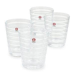 Iittala Aino Aalto Juomalasit Kirkas 22 Cl 4 Kpl