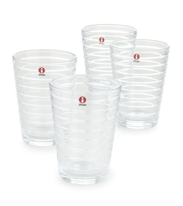 Iittala Aino Aalto Juomalasit Kirkas 33 Cl 4 Kpl