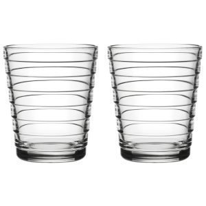 Iittala Aino Aalto Lasi Kirkas 22 Cl 2 Kpl