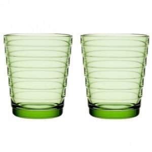 Iittala Aino Aalto Lasi Omenanvihreä 22cl 2kpl