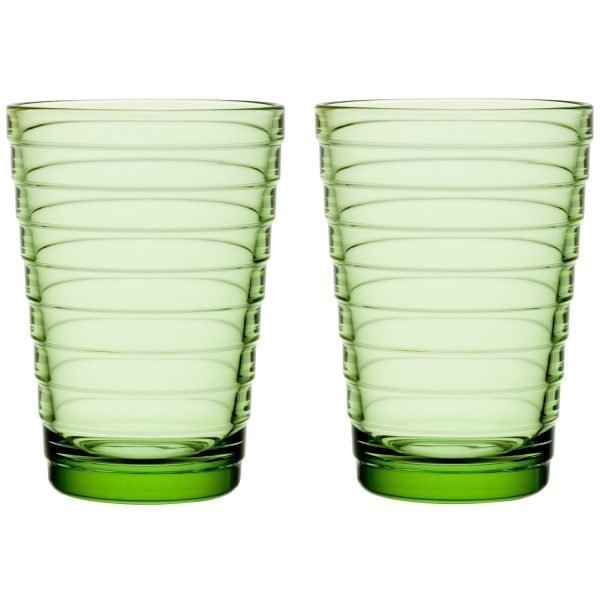 Iittala Aino Aalto Lasi Omenanvihreä 33 Cl 2 Kpl