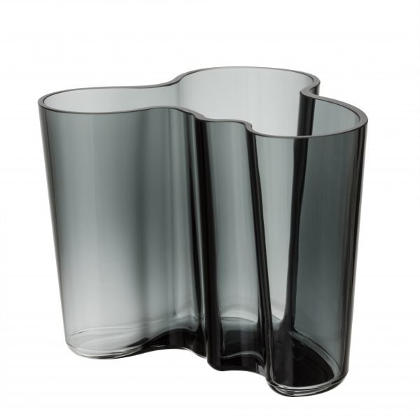 Iittala Alvar Aalto Maljakko Tummanharmaa 120 Mm