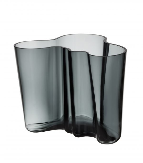 Iittala Alvar Aalto Maljakko Tummanharmaa 160 Mm