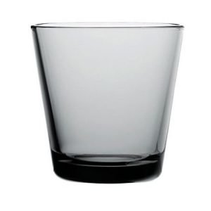 Iittala Kartio Juomalasi 21 cl harmaa 2 kpl